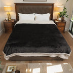LaffyLo Electric Heated Blanket Twin Size 62 x 84, Fast Heating Blanket - Image 2