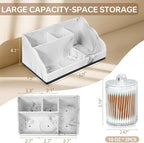 TuCao Marble Bathroom Countertop Organizer, Toothbrush Holders - Image 6