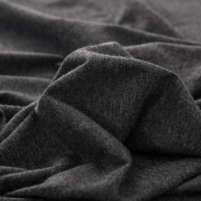 PURE ERA Jersey Knit Duvet Cover Set 100% T-Shirt Cotton Super Soft Comfy 3pc - Image 4