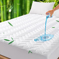 Unilibra King Size Waterproof Mattress Pad Rayon Made from Bamboo, Quilted by Unilibra