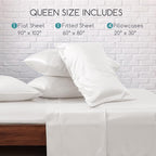 MR&HM Satin Bed Sheets, Queen Size Sheets Set - Image 7