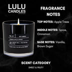 Lulu Candles | Candied Apples & Spices | Smells Sweet & Fruity | Luxury Scented - Image 2