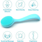 HINZIC Silicone Manual Facial Cleansing Brush, Skin Friendly Waterproof Face - Image 7