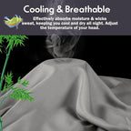 Pillowcases Queen Size 2 Pack, Viscose Cooling Pillow Cases - Image 3
