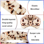 Jutom 74 Pcs Spa Headband Set 37 Styles Coral Fleece Terry Cloth Facial Hair - Image 4