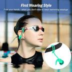 Swimming Ear Plugs for Adults, 4 Pairs Waterproof Reusable Silicone Swim - Image 3