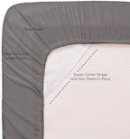 Twin XL Fitted Sheet Only with Full Elastic & Built in Corner Sheet Straps to - Image 2