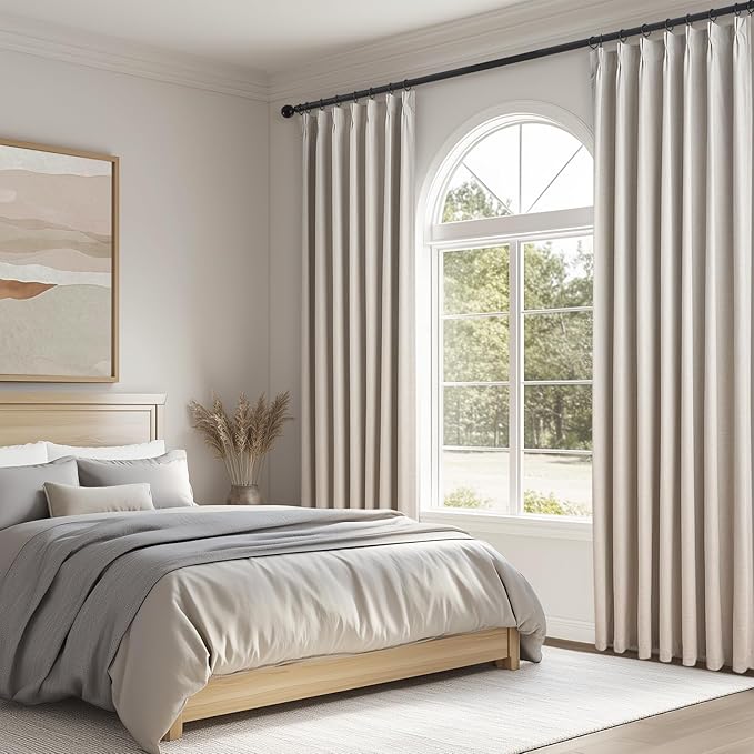 Topfinel Pinch Pleated Curtains 96 Inch Long, 100% Blackout Thermal Insulated - Image 7