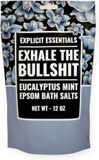Explicit Essentials Eucalyptus Mint Epsom Bath Salts, Relaxing Aromatherapy by ExplicitEssentials