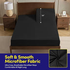 Split Head King Sheets Set for Adjustable Beds 4 Piece Flex Top Bed Sheets – - Image 3