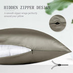 OLESILK Silk Body Pillowcase 20x54 Zippered: 100% Mulberry Silk - Image 6