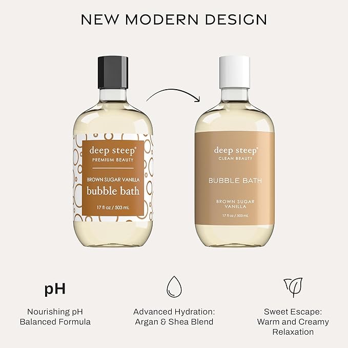 Deep Steep Brown Sugar Vanilla Bubble Bath - Image 4