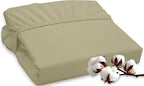 ROYALE LINENS 300 Thread Count 100% Long Staple Combed Cotton Fitted Sheet by ROYALELINENS