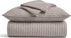 EVERGRACE Cross Stitch Pre-Washed Cotton Quilt Bedding Set King Size, Oversized - Image 9