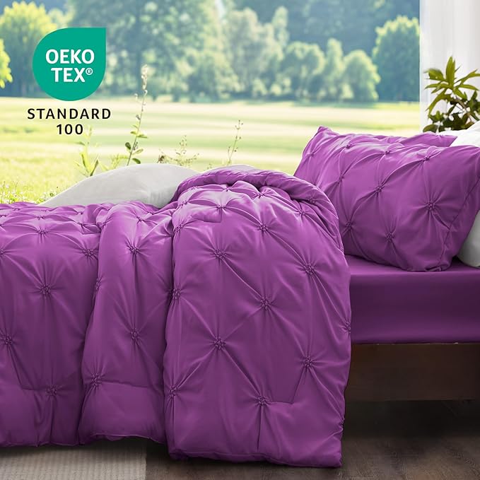 BEDELITE Purple Twin Comforter Set - Image 3