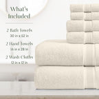Springtree Home Luxury Viscose from Bamboo Bath Towel Set 6 Piece Set | 35% - Image 2