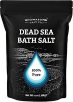Aromasong Dead Sea Salt Bath Soak 14 OZ Pack – 100% Natural Dead Sea Salts by Aromasong