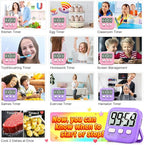 Antonki 2 Pack Digital Timer for Kids, Magnetic Countdown Kitchen Timers for - Image 7