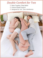 Meiz Question Mark Body Pillow for Adults, Cooling Full Body Support Pillow for - Image 3