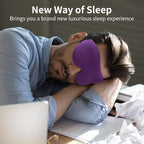 Sleep Mask, Upgraded Eyelash Friendly Night Blindfold - Image 7
