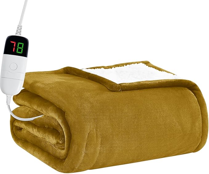 BOMOVA Heated Electric Throw Blanket by BOMOVA