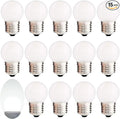 15 Pack Frosted LED Replacement Bulbs, Low Wattage Led Bulb, 1.5W Equivalent 15 by lightinlife-DIYIdeallife