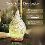 Porseme 150ml Glass Essential Oil Diffuser Aromatherapy Ultrasonic Cool Mist - Image 3