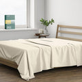 THREAD SPREAD 100% Organic Cotton Percale Flat Sheet Twin Size by THREADSPREAD