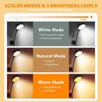 2 Pack 10 LED Rechargeable Book Light - Image 2