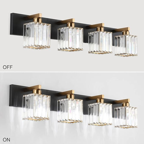 Aipsun Bathroom Vanity Light Fixtures Crystal Vanity Light - Image 2