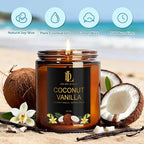 6 Pack Scented Candles Set, 42oz 300 Hour Long Lasting Candle, Soy Candles - Image 2
