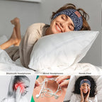 2-Pack Sleeping Headphones Bluetooth Headband, Wireless Headband Headphones - Image 4