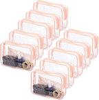 Tbestmax 10 Pcs Clear Cosmetic Bags Small Makeup Bags Portable Waterproof by Tbestmax