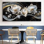 White Orchid Canvas Wall Art - Image 4