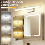 SOLFART 31.5 Inch Dimmable Bathroom Vanity Lights Over Mirror 5 Color - Image 3