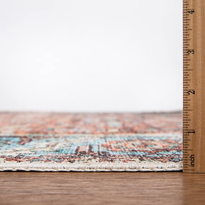 Bloom Rugs Washable Non-Slip 7 ft Runner - Image 2