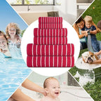 CASA COPENHAGEN Ecstatic 6Pcs 100% Egyptian Cotton Large Designer Towels Gift - Image 6