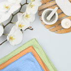 KAHAF COLLECTION 12 Pack Washcloths | Multicolour 100% Cotton Extra Absorbent - Image 4