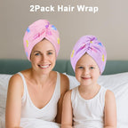 Unicorn Castle Microfiber Hair Towel - Image 3