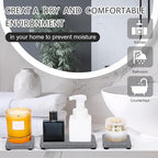 4PCS Water Absorbing Stone Tray - Image 7