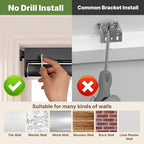 HESTIA No Drill Cordless Blackout Roller Shades Screwless Waterproof Shower - Image 5