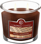 Colonial Candle Tibetan Sandalwood Scented Jar Candle, 2 Wick, 3.5 oz, Mottled - Image 3
