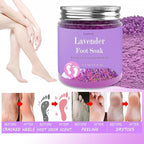 Lavender Foot Soak with Epsom Salt and Sea Salt. Organic Natural Handmade Spa - Image 2