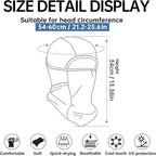 Balaclava Face Mask Sun UV Protection Breathable Full Head Mask - Image 6