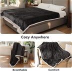 LaffyLo Electric Heated Blanket Twin Size 62 x 84, Fast Heating Blanket - Image 7