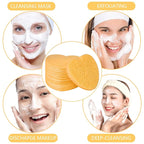 50-Count Facial Sponges Compressed, 100% Natural Cellulose Face Sponge - Image 2