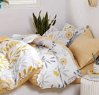 SLEEPBELLA Duvet Cover King Size, 600 Thread Count Cotton Grey Branches and - Image 2