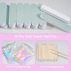 Disposable Manicure Kit Professional, 50 Set Press On Nail Tool Kit - Image 3