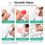 Gellen 400 Pack Nail Cleanser Pads and Acetone Nail Polish Remover Pad Kit - Image 10