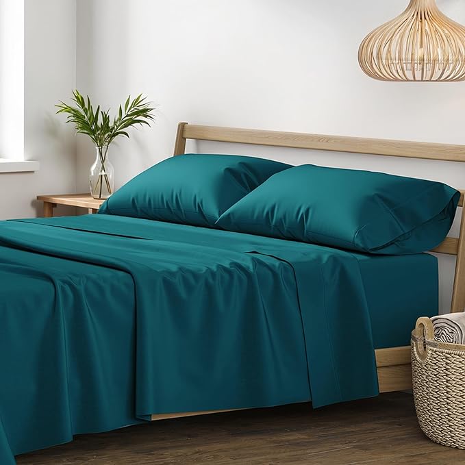 XOOX Linen 100% Egyptian Cotton Queen Sheet Set by XOOXLinen